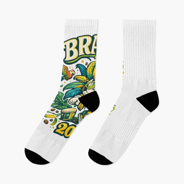 Item preview, Brazil Carnival Football 2026 Retro T-Shirt designed and sold by Drofted.