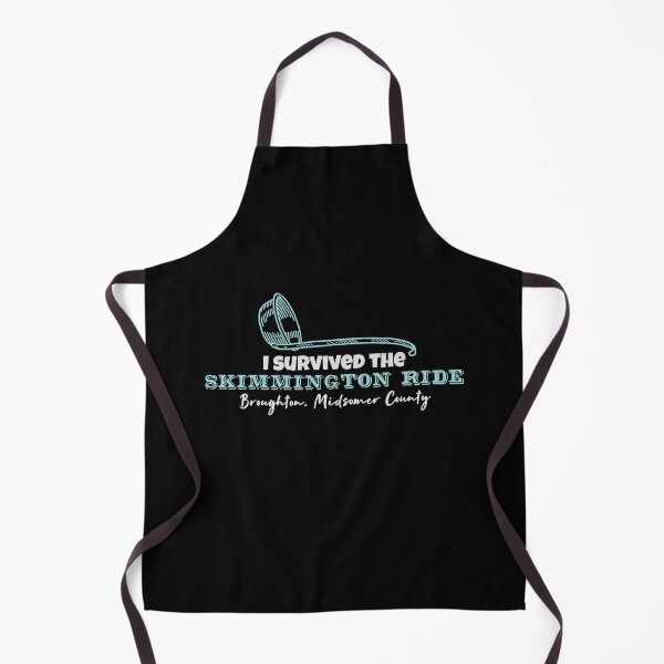 Item preview, The Skimmington Ride (Aqua on Black) designed and sold by PawsitiveMum3.