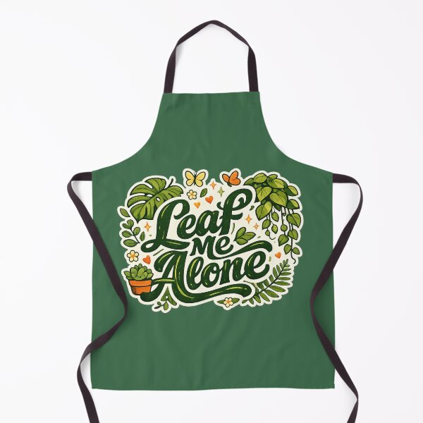 Item preview, Retro Leaf Me Alone Typography – Cottagecore Plant Lover Gift designed and sold by OpenDreamArts.