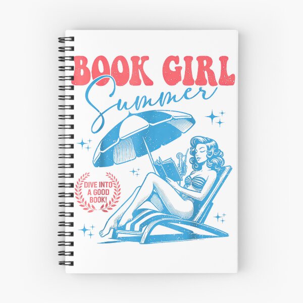 Item preview, Book Girl Summer Bookish Beach T-Shirt designed and sold by KTY-NUSS.