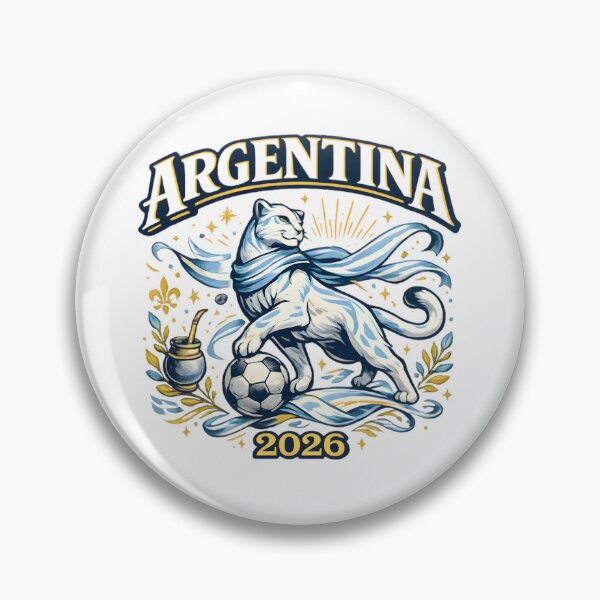 Item preview, Argentina Puma Football 2026 Vintage T-Shirt designed and sold by Drofted.