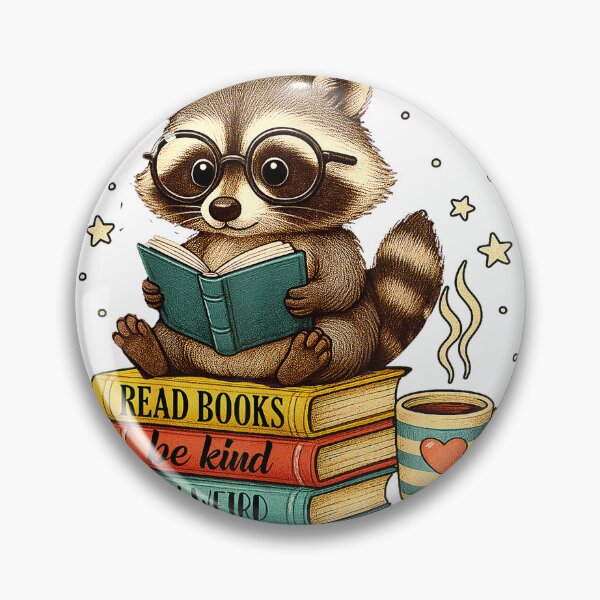 Item preview, Book Lover Racoon Reading Bookish Library Read Books Be Kind T-Shirt designed and sold by JJLetterDesigns.