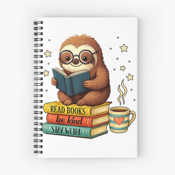 Item preview, Book Lover Sloth Reading Bookish Library Read Books Be Kind T-Shirt designed and sold by Voila-creative.