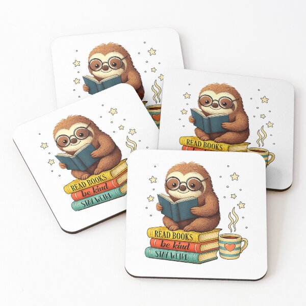 Item preview, Book Lover Sloth Reading Bookish Library Read Books Be Kind T-Shirt designed and sold by Voila-creative.