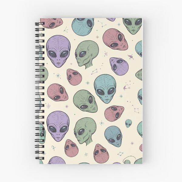 Item preview, Alien Visage - Seamless Pattern. designed and sold by krazzyremo.