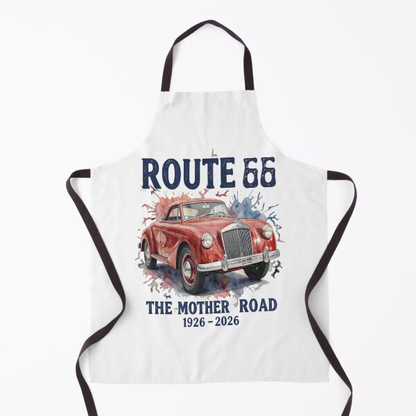 Item preview, Route 66 Centennial Vintage Car 1926–2026 | The Mother Road Classic Retro Americana Design designed and sold by DigiArt8Design.