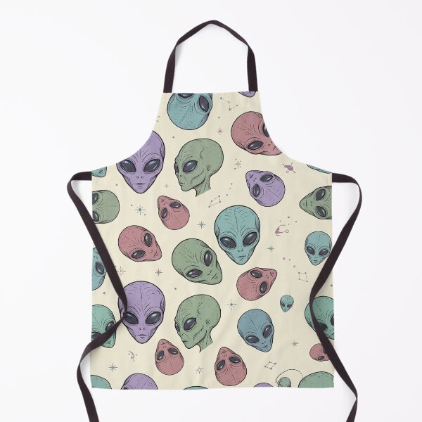 Item preview, Alien Visage - Seamless Pattern. designed and sold by krazzyremo.