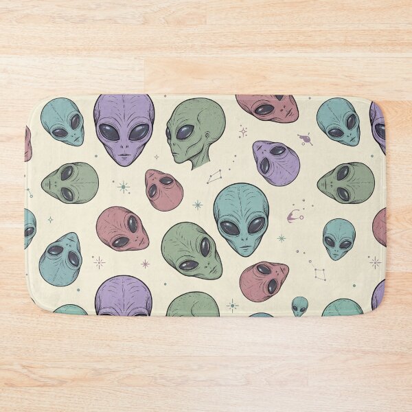 Item preview, Alien Visage - Seamless Pattern. designed and sold by krazzyremo.