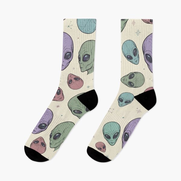 Item preview, Alien Visage - Seamless Pattern. designed and sold by krazzyremo.