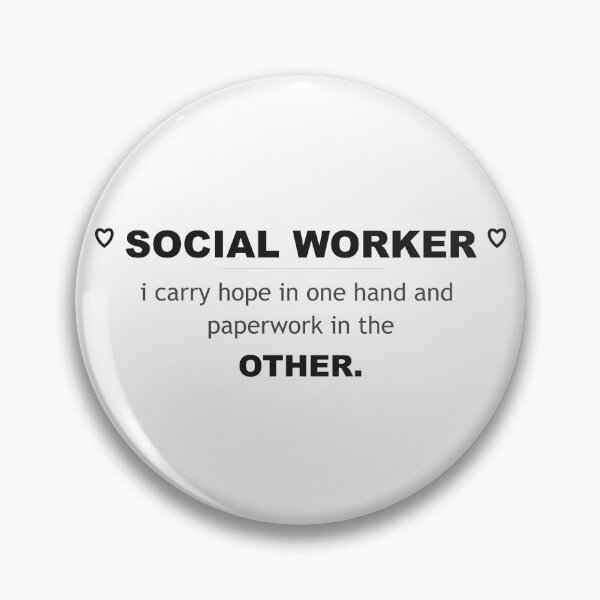 Item preview, WhumbleCo Funny Social Worker Gift | I carry hope in one hand and paperwork in the other designed and sold by WhumbleCo.
