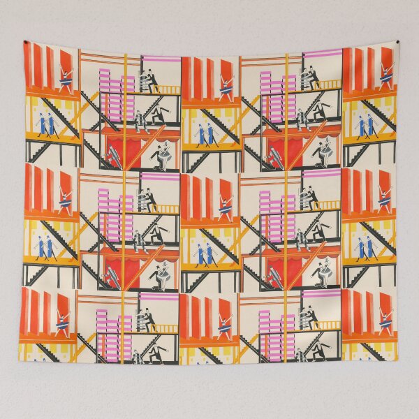 Item preview, BLACK ZIG-ZAG STAIRS designed and sold by THE GOOD FIND.