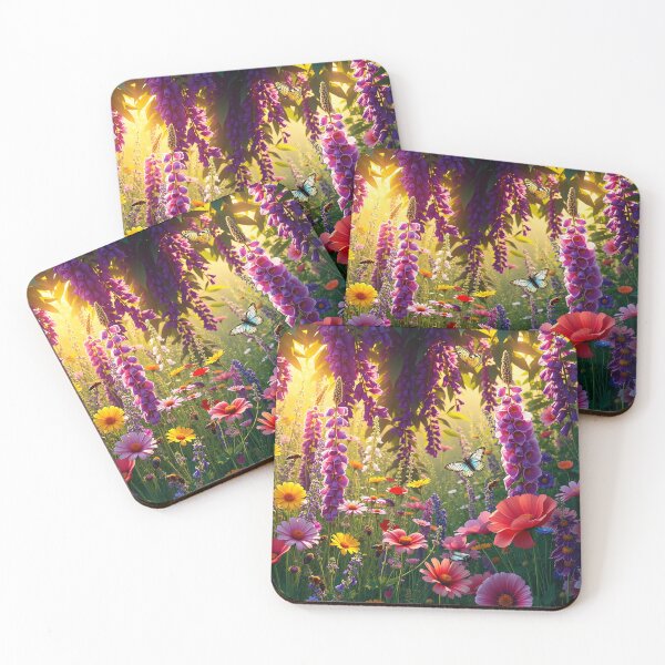 Item preview, Foxglove Wildflower Canvas Print designed and sold by GigantoStudio.
