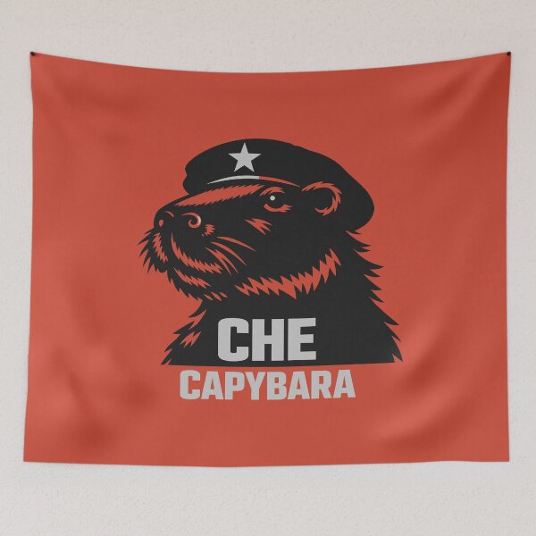Item preview, Che Capybara designed and sold by Cathedral of Curiosity.