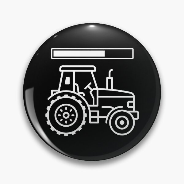 Item preview, Modern Digital Tractor Icon Loading Bar Graphic designed and sold by SplashTastic.