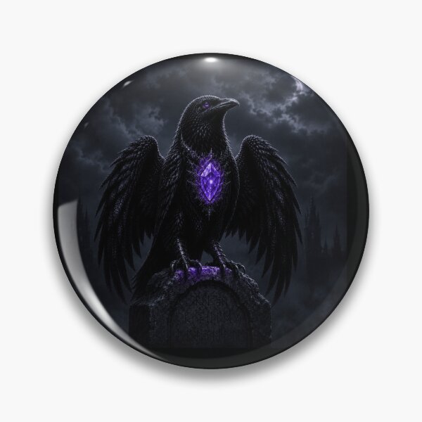 Item preview, Arcane Raven Guardian – Mystery of Midnight Shadows designed and sold by Biaa777.