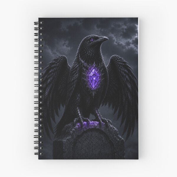 Item preview, Arcane Raven Guardian – Mystery of Midnight Shadows designed and sold by Biaa777.