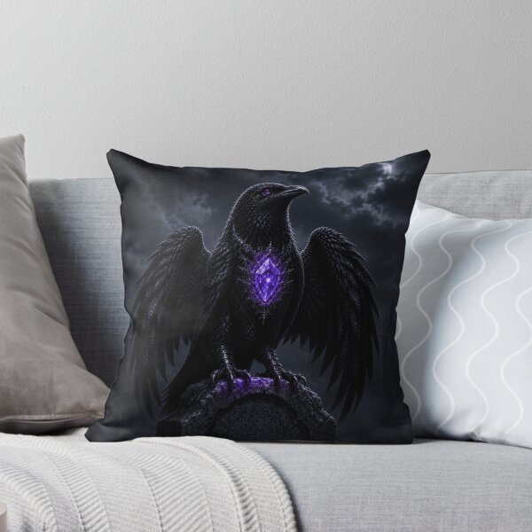Item preview, Arcane Raven Guardian – Mystery of Midnight Shadows designed and sold by Biaa777.