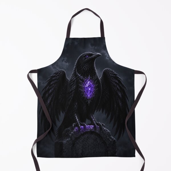 Item preview, Arcane Raven Guardian – Mystery of Midnight Shadows designed and sold by Biaa777.