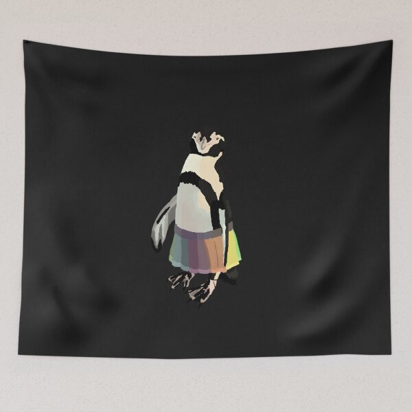 Item preview, Penguin in Colorful Skirt Wholesome designed and sold by Momndsonforever.