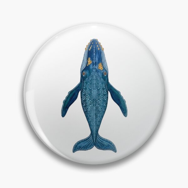 Item preview, Blue Whale Geometric Ocean Specimen designed and sold by capricedefille.