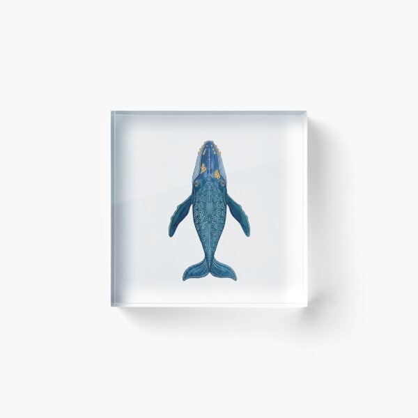 Item preview, Blue Whale Geometric Ocean Specimen designed and sold by capricedefille.