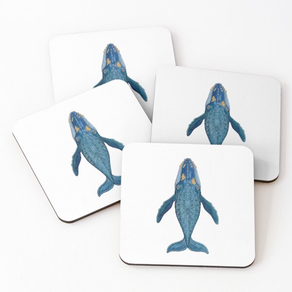 Item preview, Blue Whale Geometric Ocean Specimen designed and sold by capricedefille.