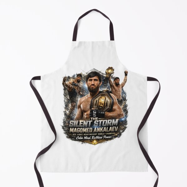 Item preview, Magomed Ankalaev – The Silent Storm | UFC Light Heavyweight Champion Premium Sports Poster designed and sold by tareankush.