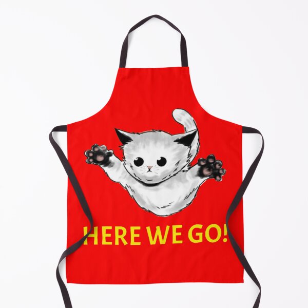 Item preview, Here We Go Cute Leaping Cat designed and sold by GenZFashion000.