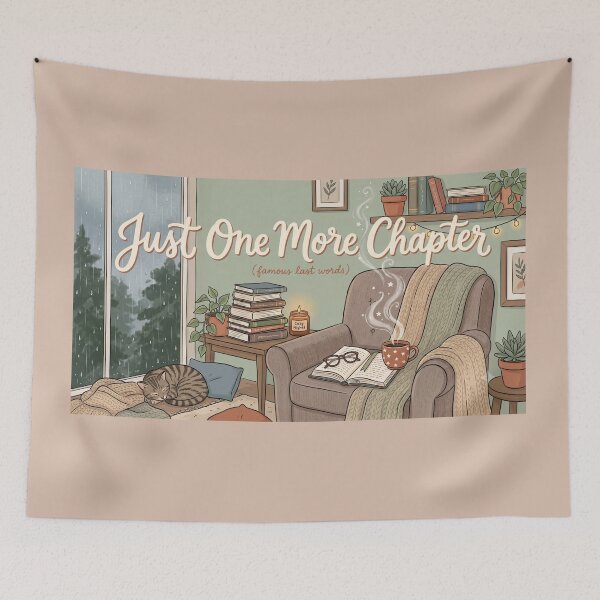 Item preview, Just One More Chapter Cozy BookTok Reader Gift designed and sold by Whimwick.