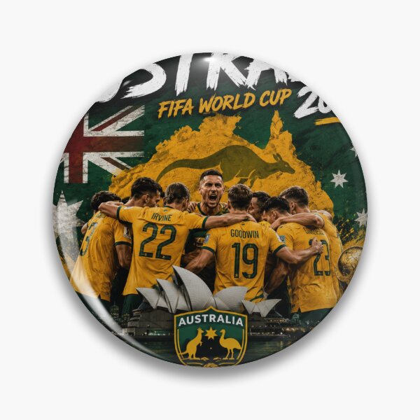 Item preview, Australia World Cup 2026 Inspired Football Fan Design | Socceroos Supporter Gift designed and sold by MaaroufDesign.