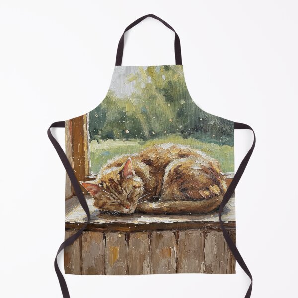 Item preview, Sleeping Cat Sunny Windowsill Oil Painting Art designed and sold by Francis & May.