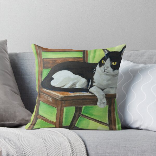Item preview, Cat on a Chair designed and sold by Quiet Form Design.