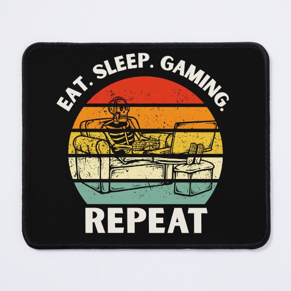 Item preview, Eat. Sleep. Gaming. Repeat Skeleton Design designed and sold by OldSkullDesigns.
