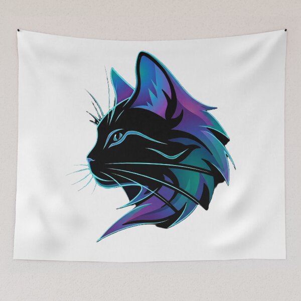 Item preview, black cat designed and sold by GG-Graphics.