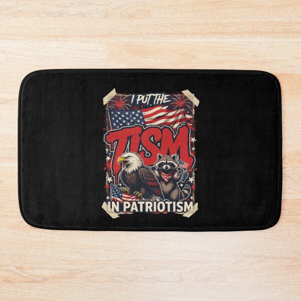 Item preview, I Put The Tism in Patriotism Athletic Eagle designed and sold by Naitsebas.