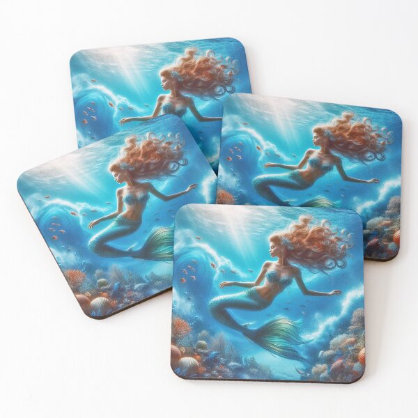Item preview, Red Haired Mermaid designed and sold by CarolM.