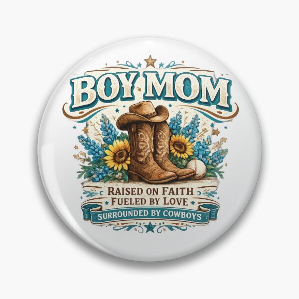 Item preview, Boy Mom : Raised on Faith Fueled by Love Surrounded by Cowboys Western Country Design designed and sold by Divine Boutique.