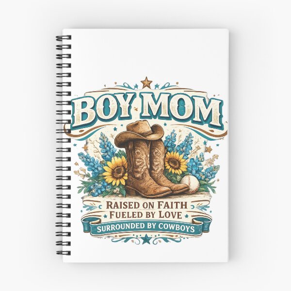 Item preview, Boy Mom : Raised on Faith Fueled by Love Surrounded by Cowboys Western Country Design designed and sold by Divine Boutique.