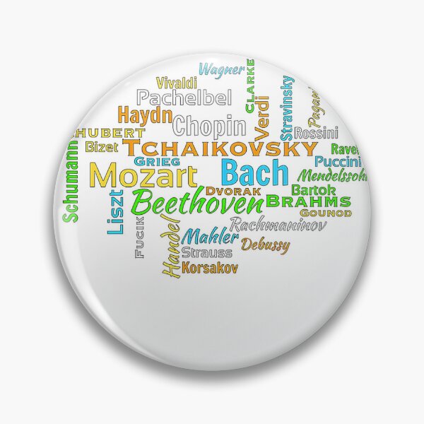Item preview, Classical Composers Word Cloud Music Lovers T-Shirt designed and sold by gidget-gadget.