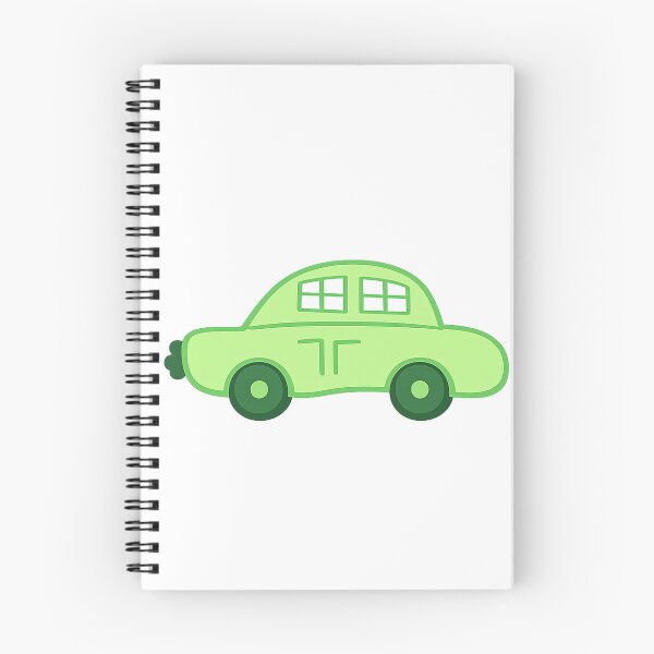 Item preview, Cute Green Car Minimalist Line Art Doodle designed and sold by Stick It Wear It.