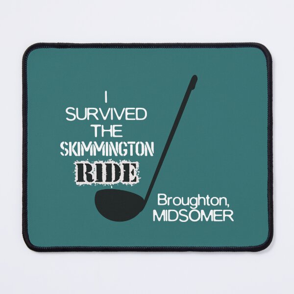Item preview, I Survived The Skimmington Ride (on Teal) designed and sold by PawsitiveMum3.