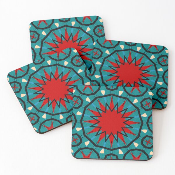 Item preview, Retro Stars Pattern designed and sold by Shy Fractal Designs.