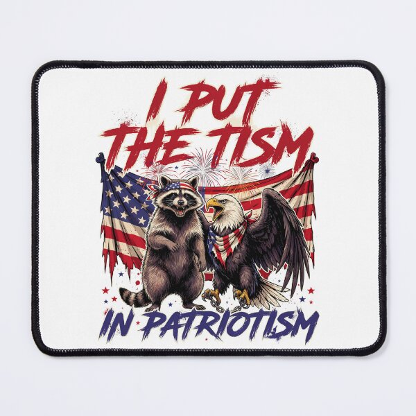 Item preview, I Put The Tism in Patriotism Athletic Eagle designed and sold by Naitsebas.