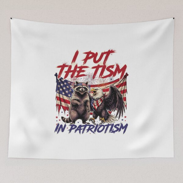 Item preview, I Put The Tism in Patriotism Athletic Eagle designed and sold by Naitsebas.
