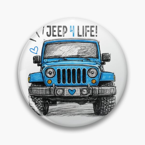 Item preview, Jeep 4 Life designed and sold by Arctic Sky Designs.