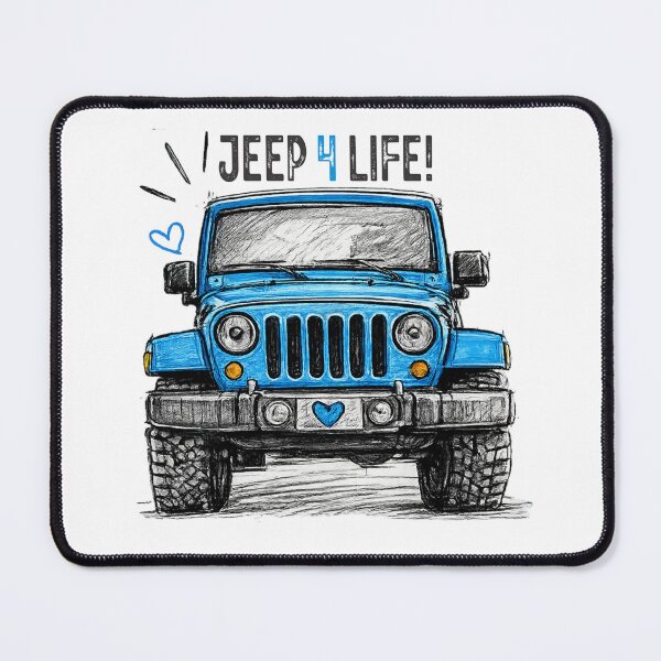 Item preview, Jeep 4 Life designed and sold by Arctic Sky Designs.