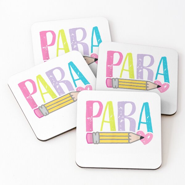 Item preview, Colorful para Teacher - Paraprofessional Cute Pencil T-Shirt designed and sold by DArtfulStudio.