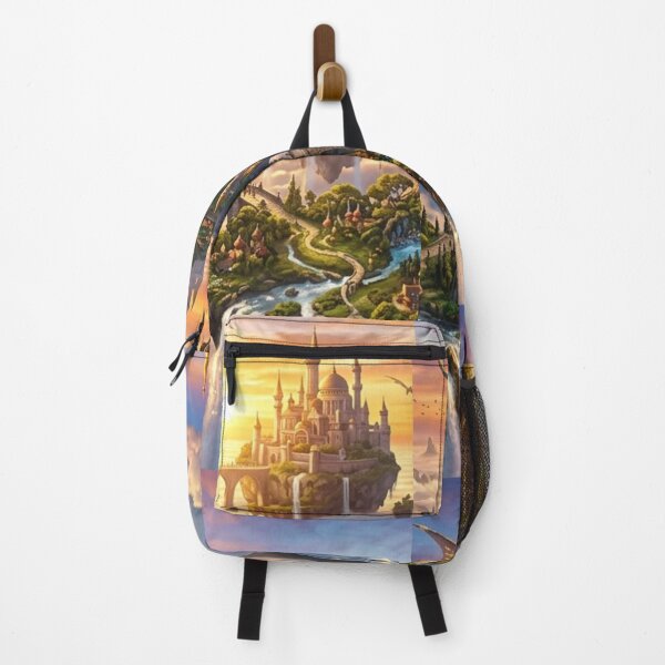 Item preview, Fantasy Floating Kingdom with Dragons designed and sold by FashioonTrends.