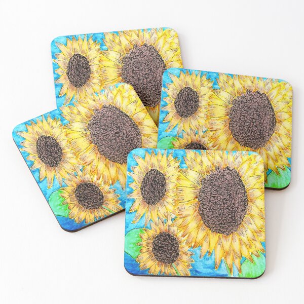 Item preview, Sunflowers and Blue Skies designed and sold by phylliswalter.