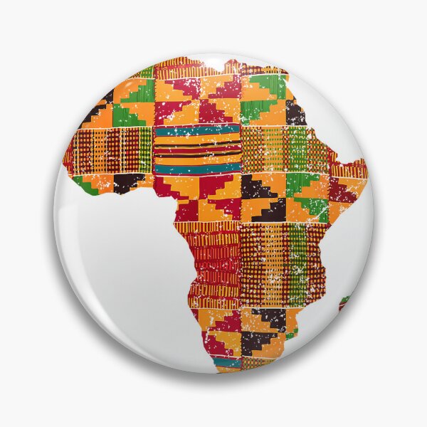 Item preview, Cool Africa Map Kente Cloth Gift for Men Women African Lover T-Shirt Small designed and sold by Othinus.